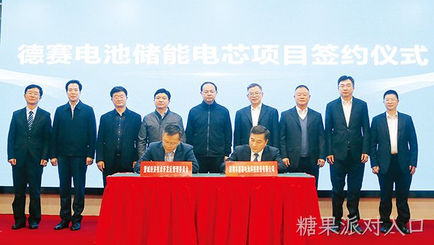 糖果派对入口电池储能电芯项目落户