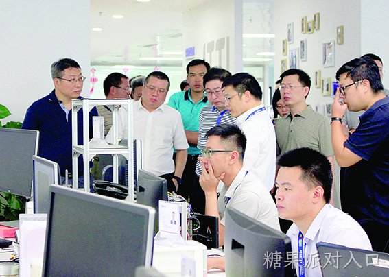 广东省科技厅领导莅临糖果派对入口西威研究院